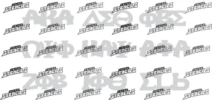 College Fraternity Pack 1 # 2415 Art stencils