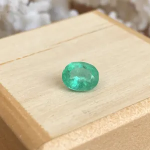 Colombian Emerald Oval Cut Loose Emerald 1.32 CT
