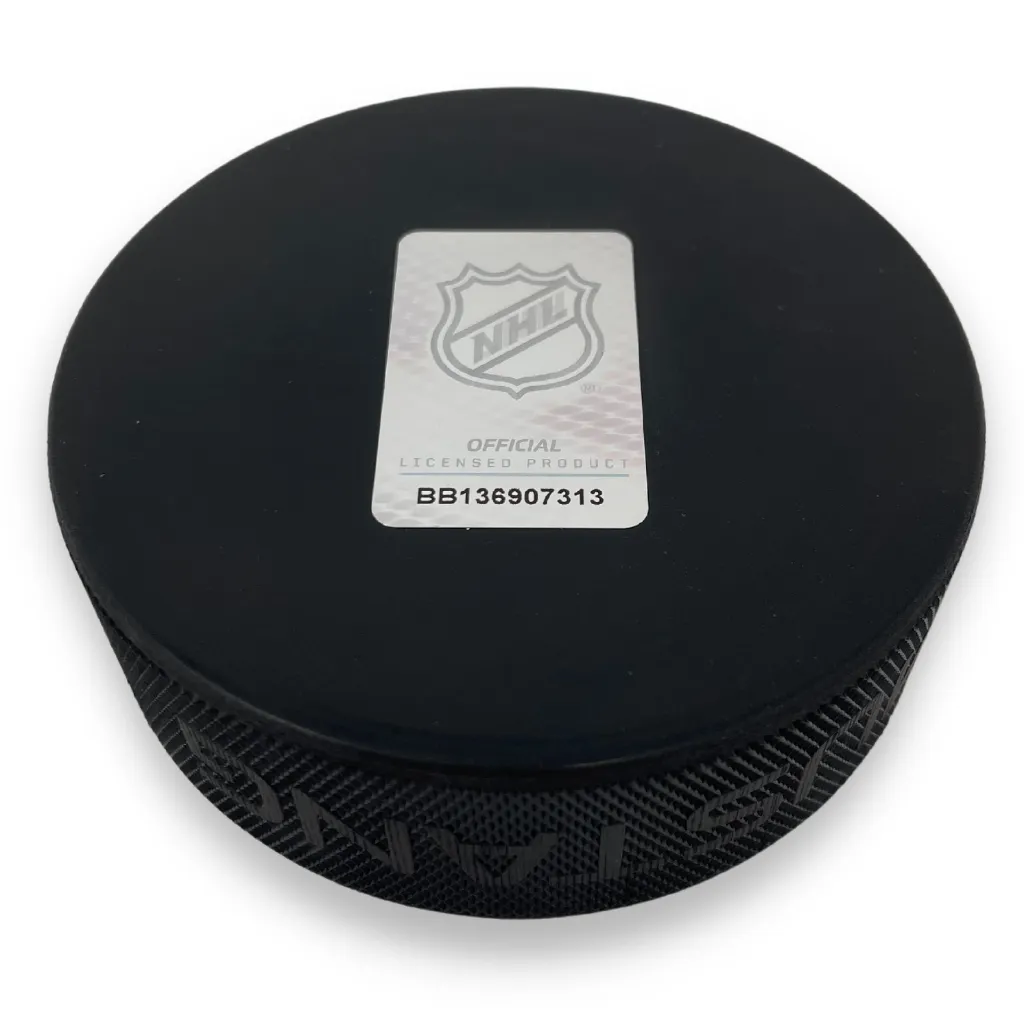 Columbus Blue Jackets Puck - Textured Stinger Mascot