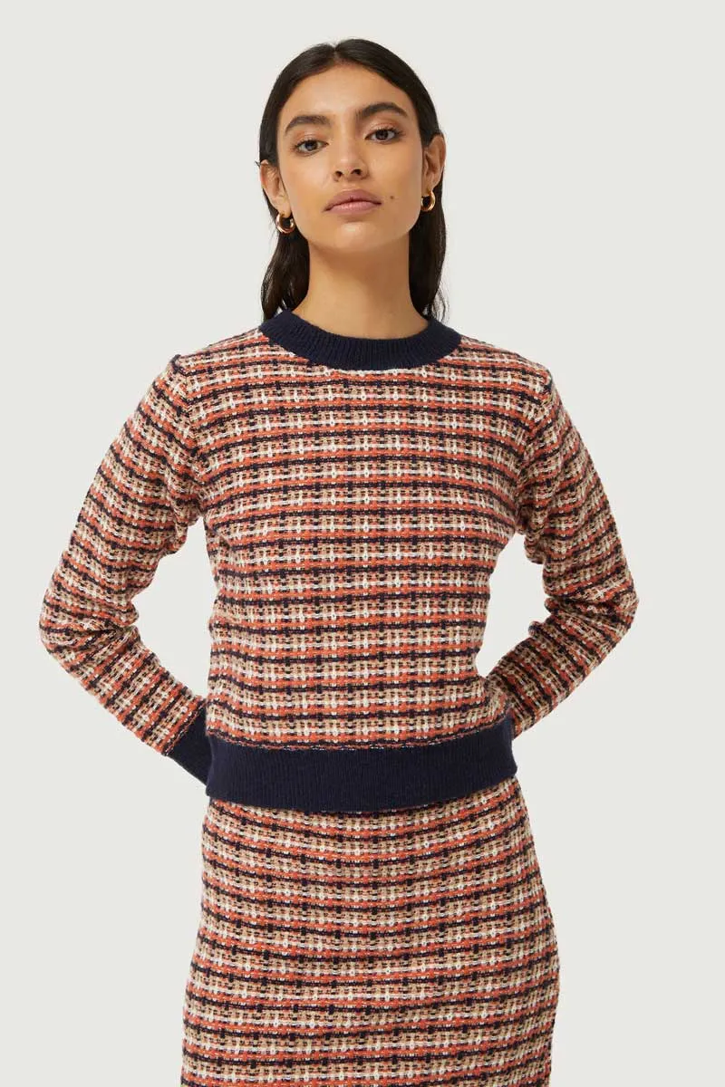 Compañia Fantastica Short Skirt - Multicolor Check