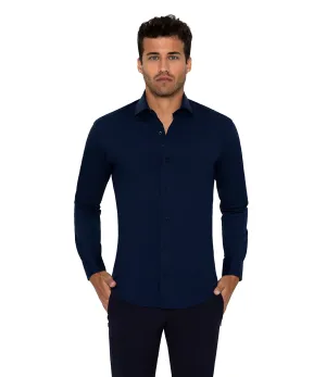 COOPER NAVY KNIT SHIRT