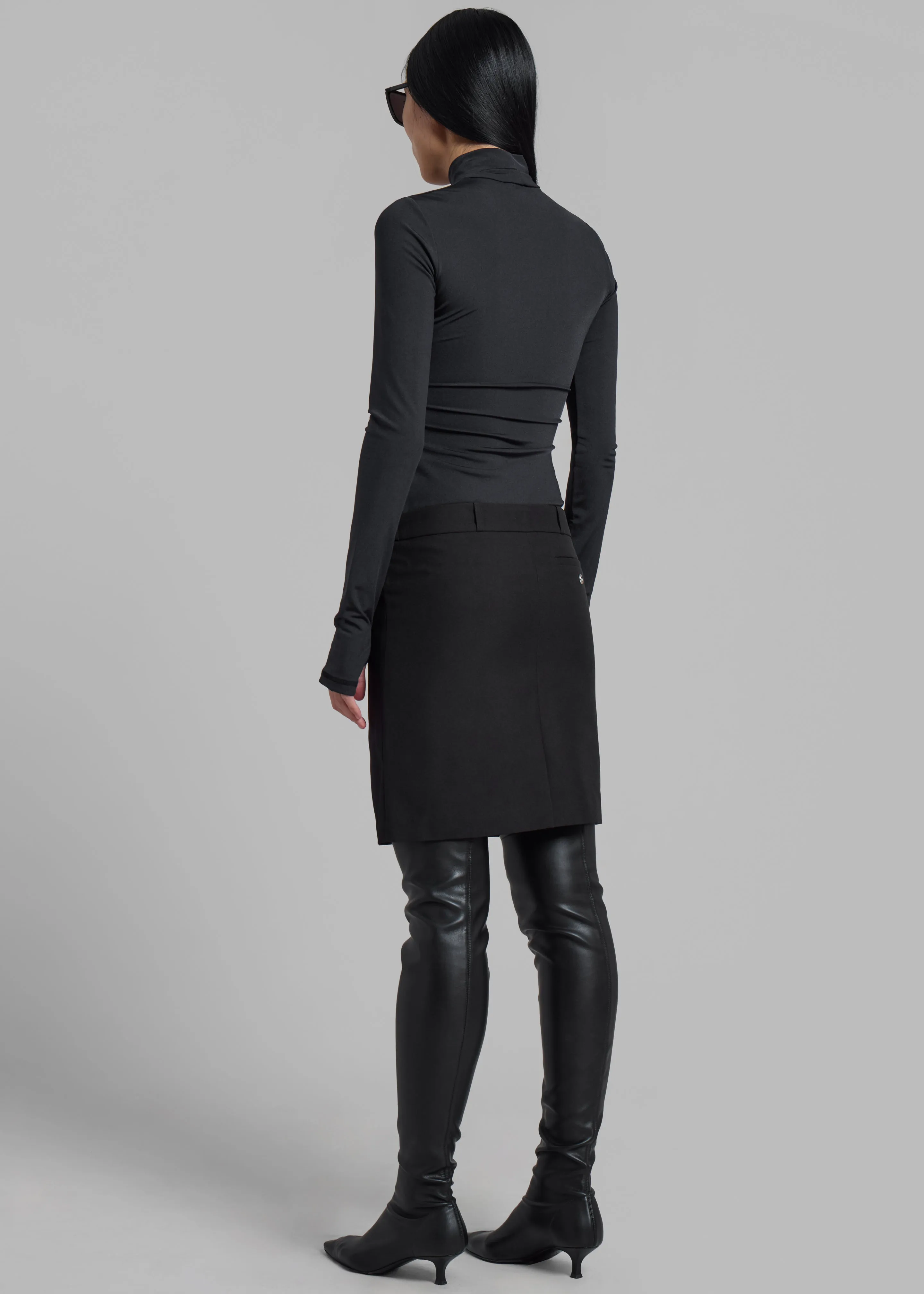 Coperni Hybrid Tailored Dress - Black