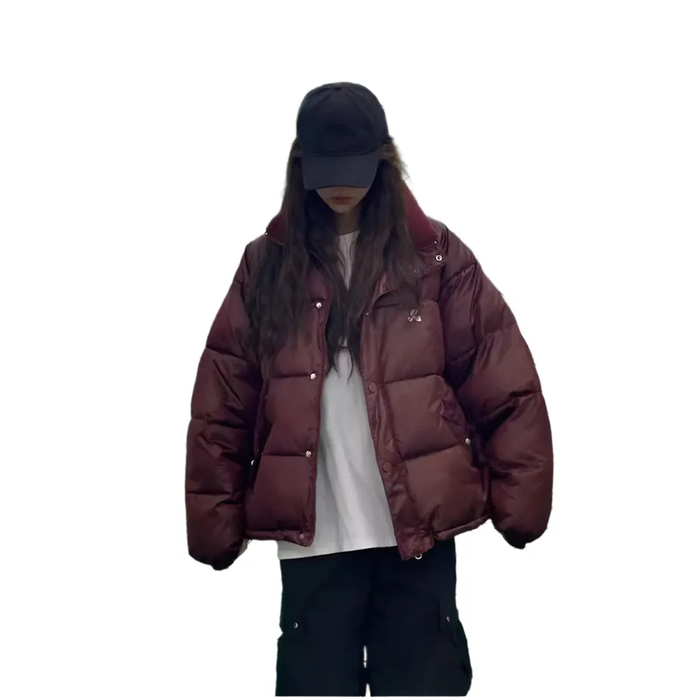 Cozy Women's Easy-to-Clean Polyester Puffer Jacket