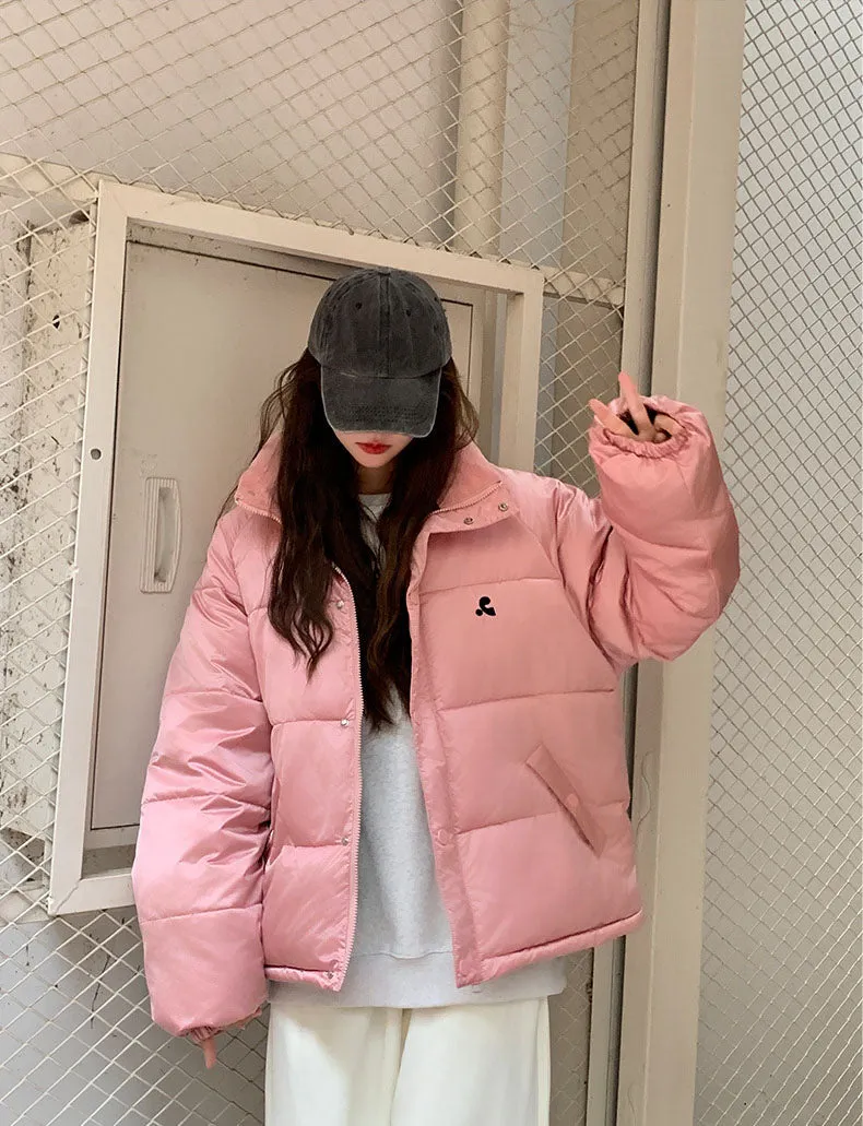 Cozy Women's Easy-to-Clean Polyester Puffer Jacket