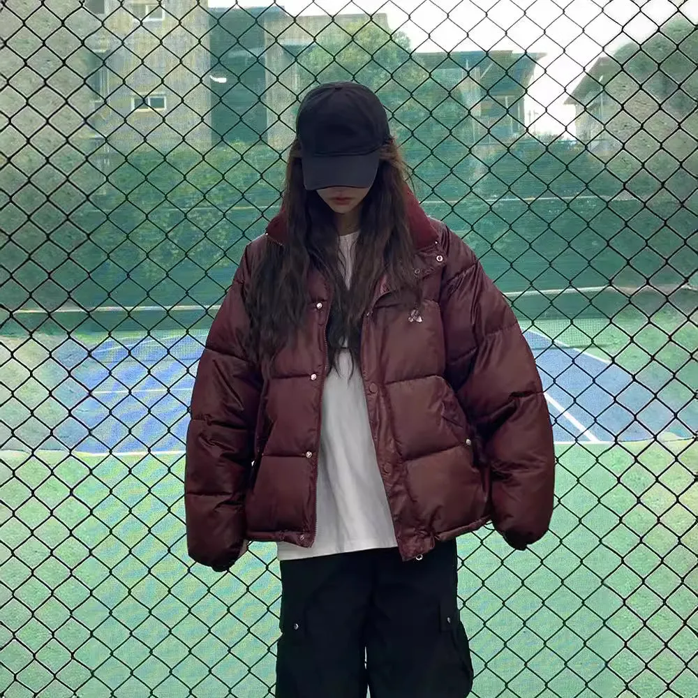 Cozy Women's Easy-to-Clean Polyester Puffer Jacket