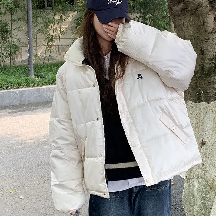 Cozy Women's Easy-to-Clean Polyester Puffer Jacket