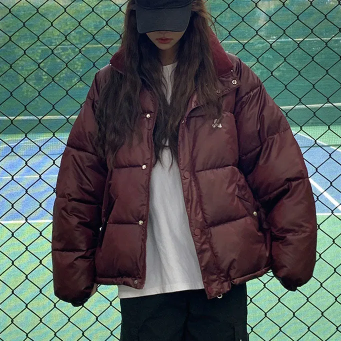 Cozy Women's Easy-to-Clean Polyester Puffer Jacket