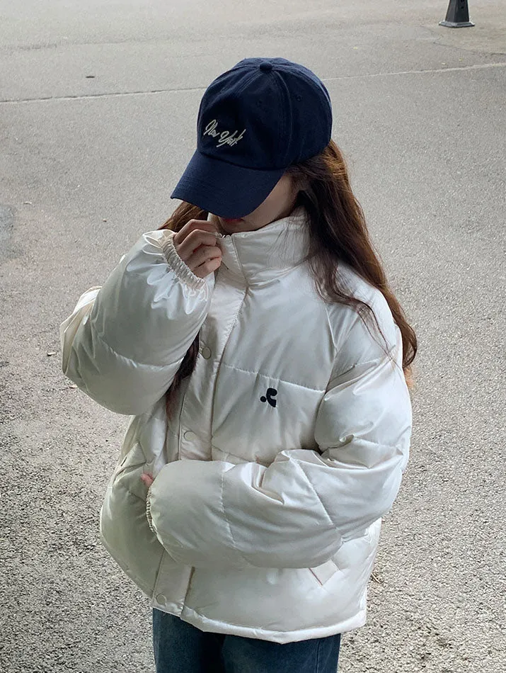 Cozy Women's Easy-to-Clean Polyester Puffer Jacket