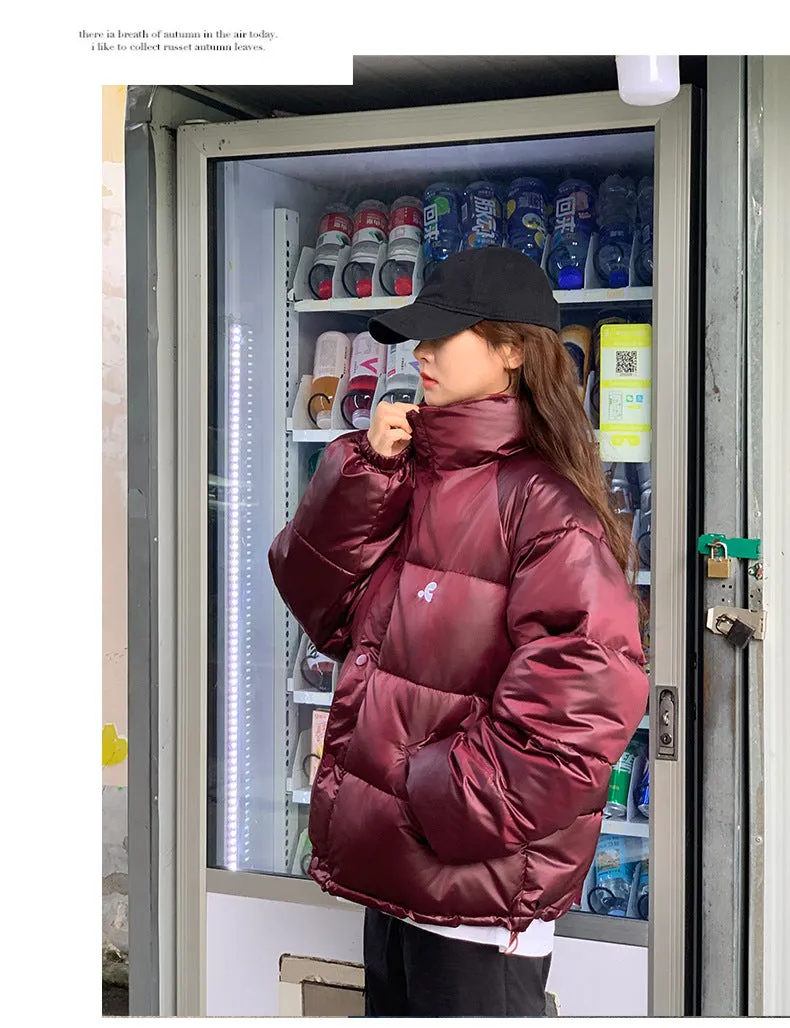 Cozy Women's Easy-to-Clean Polyester Puffer Jacket