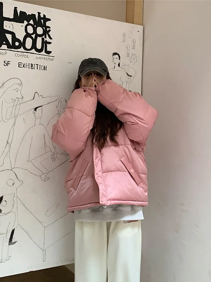 Cozy Women's Easy-to-Clean Polyester Puffer Jacket
