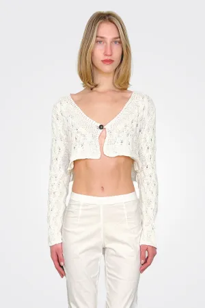 Cropped Mini Cardigan - Callas