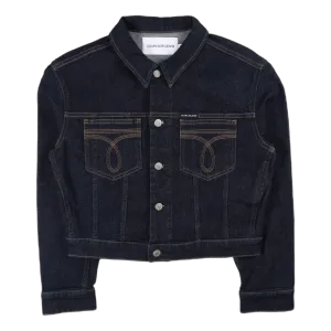 Cropped Omega Trucker Blue