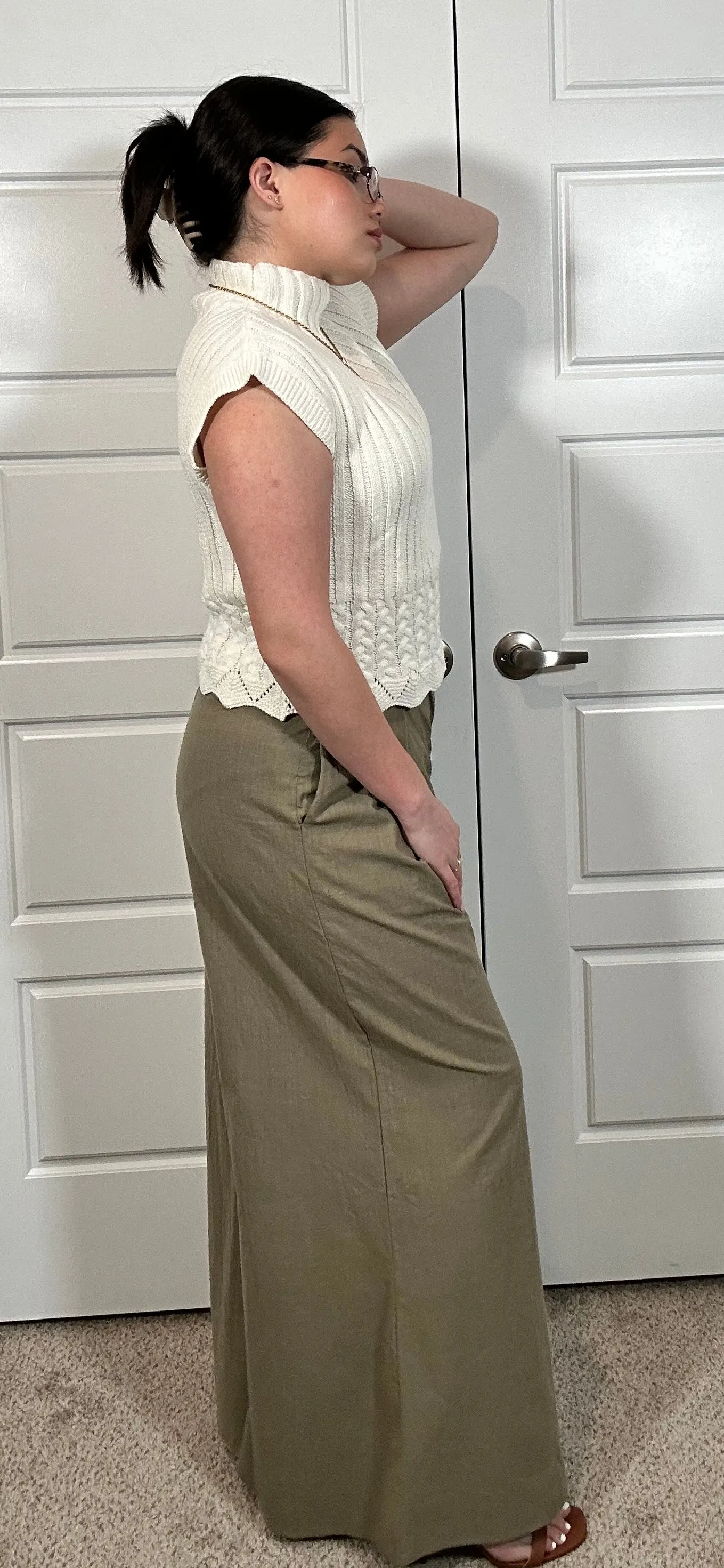Cropped Sweater Vest