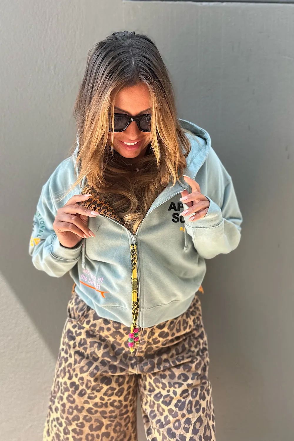 CROPPED ZIP HOODIE ORANGERS