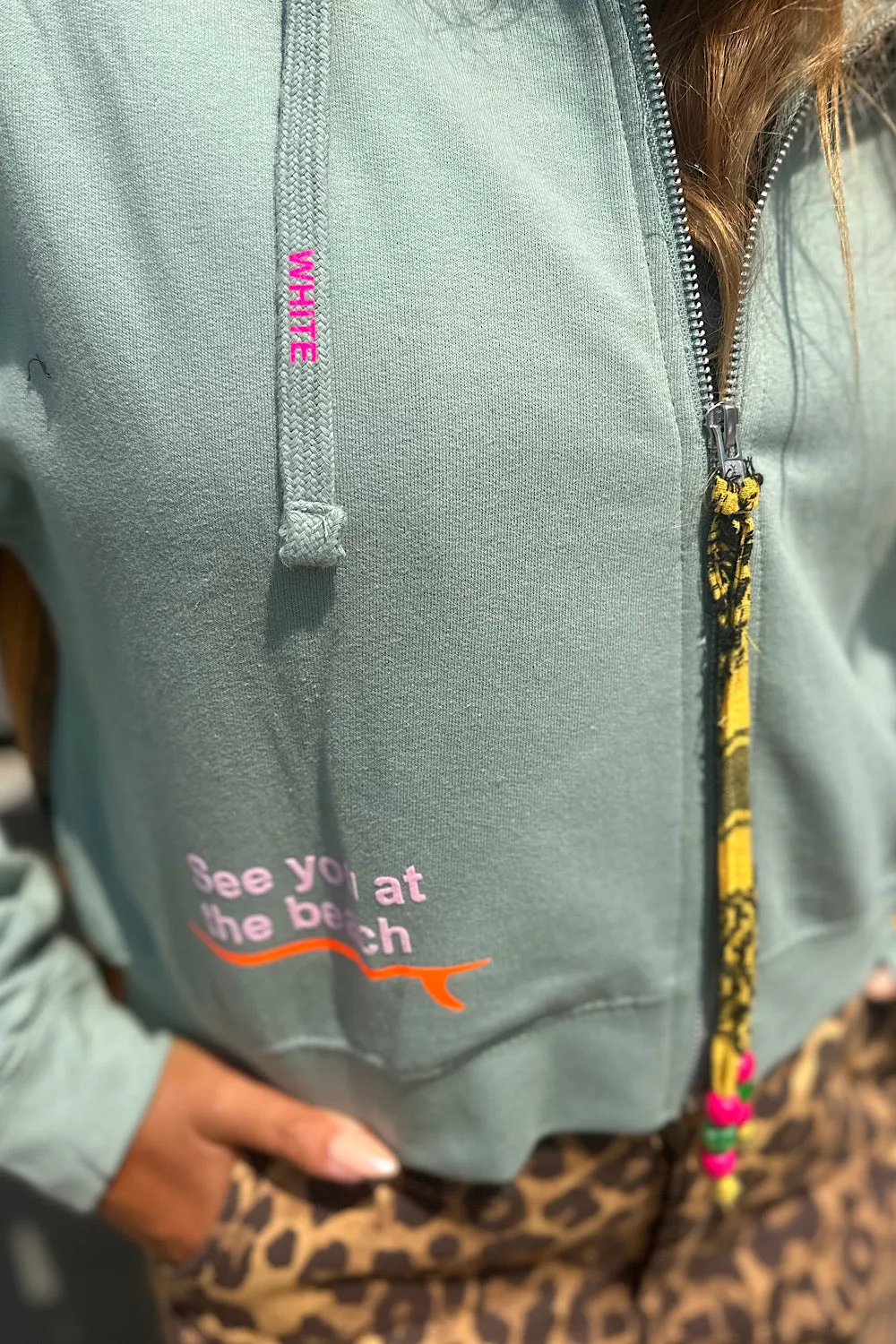 CROPPED ZIP HOODIE ORANGERS