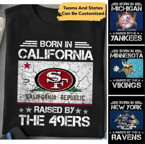 Customized Shirt - Born In Raised By