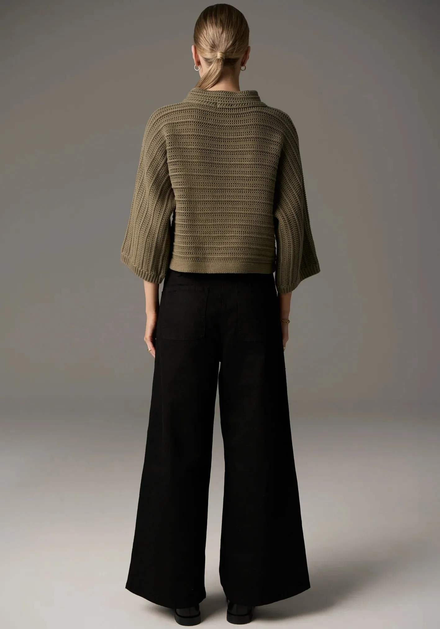 Daily Boxy Knit - Light Khaki