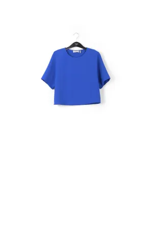 Dark blue oversized top