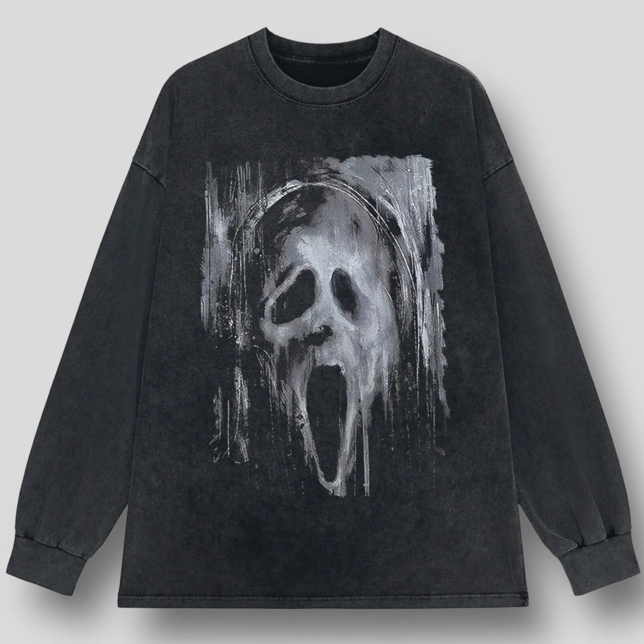 Dark Muse: Oversized Gothic Graphic Tee