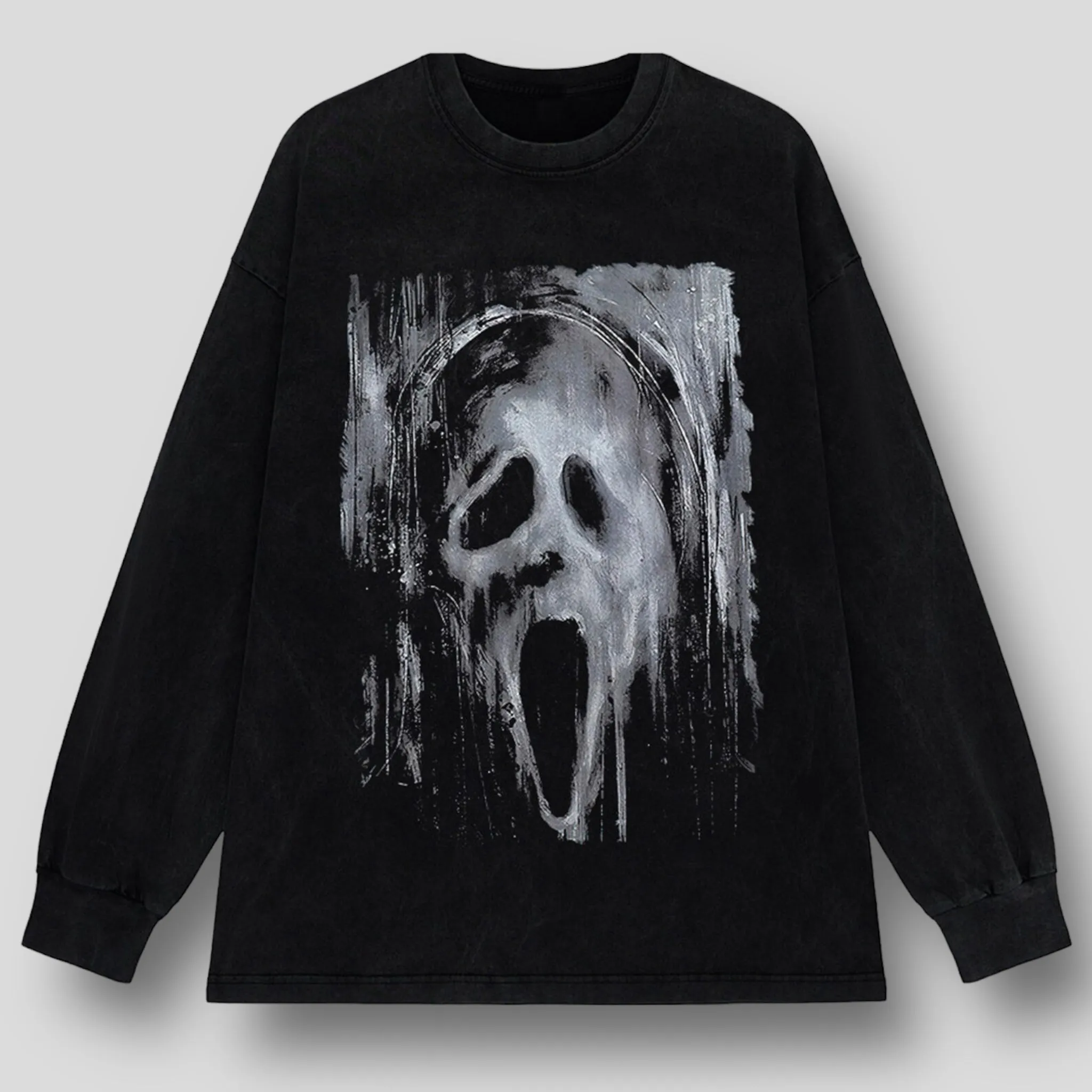 Dark Muse: Oversized Gothic Graphic Tee