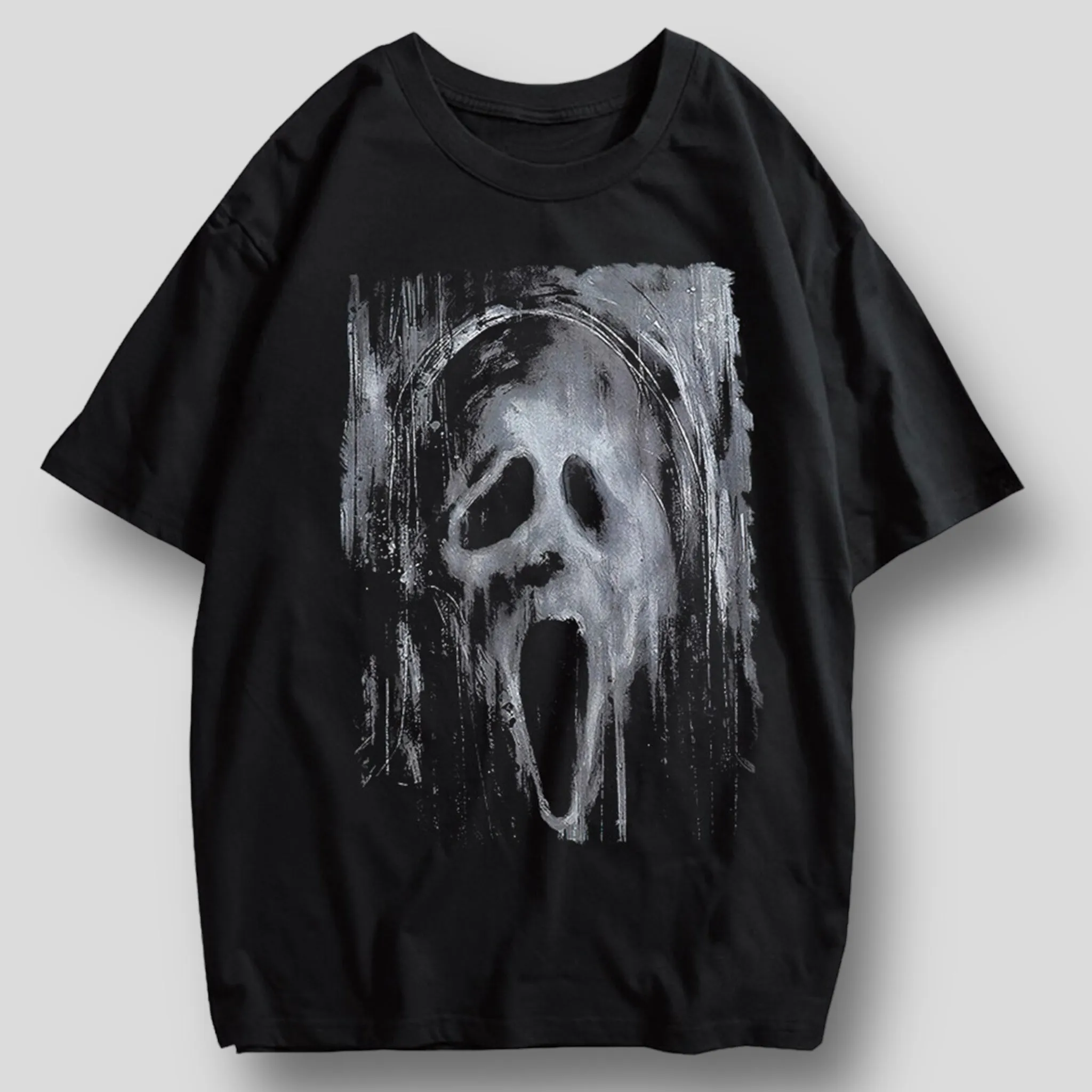Dark Muse: Oversized Gothic Graphic Tee