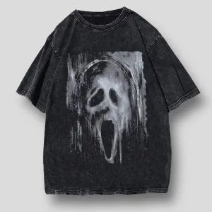 Dark Muse: Oversized Gothic Graphic Tee