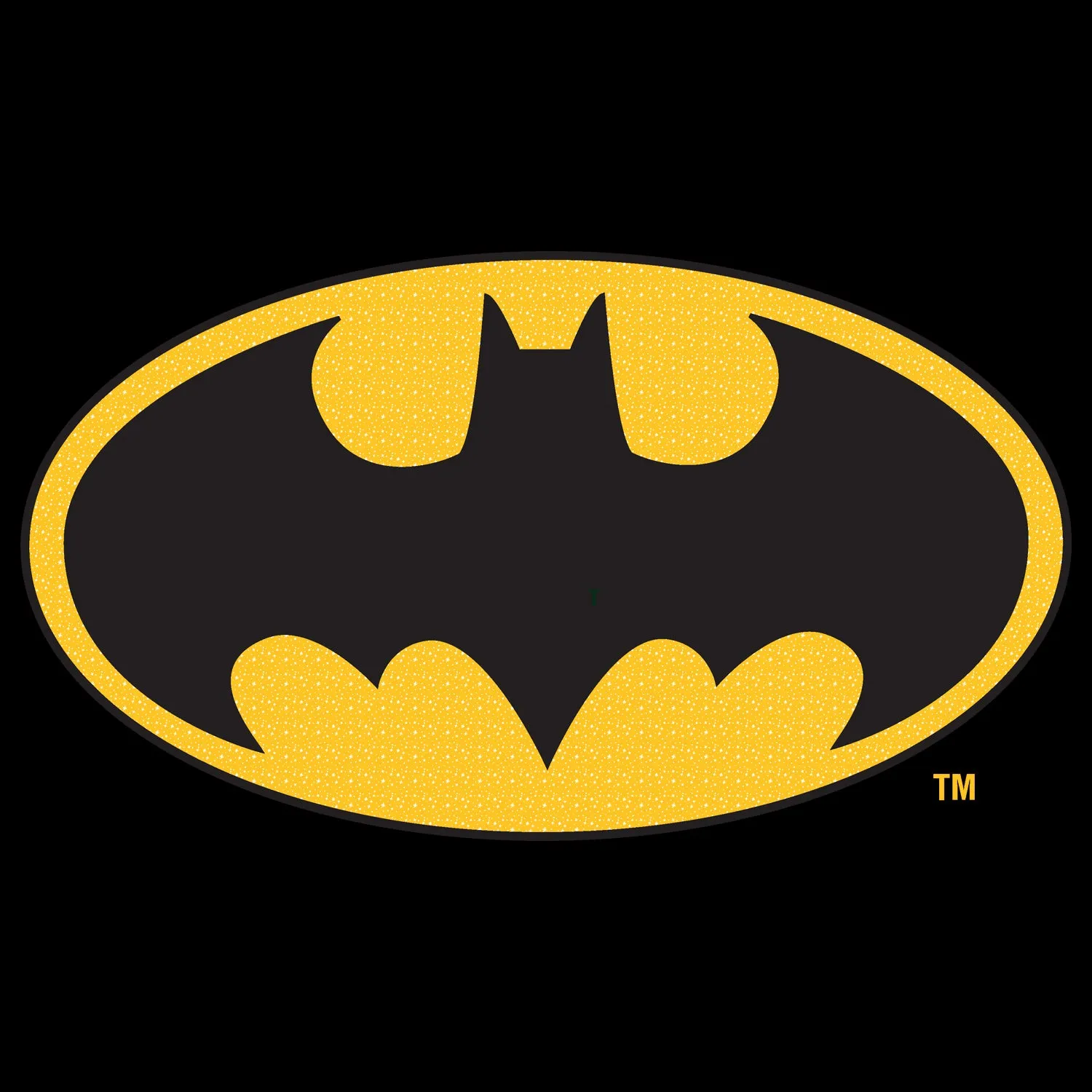 DC Comics Batman Logo Classic Official Kid's T-Shirt (Black)