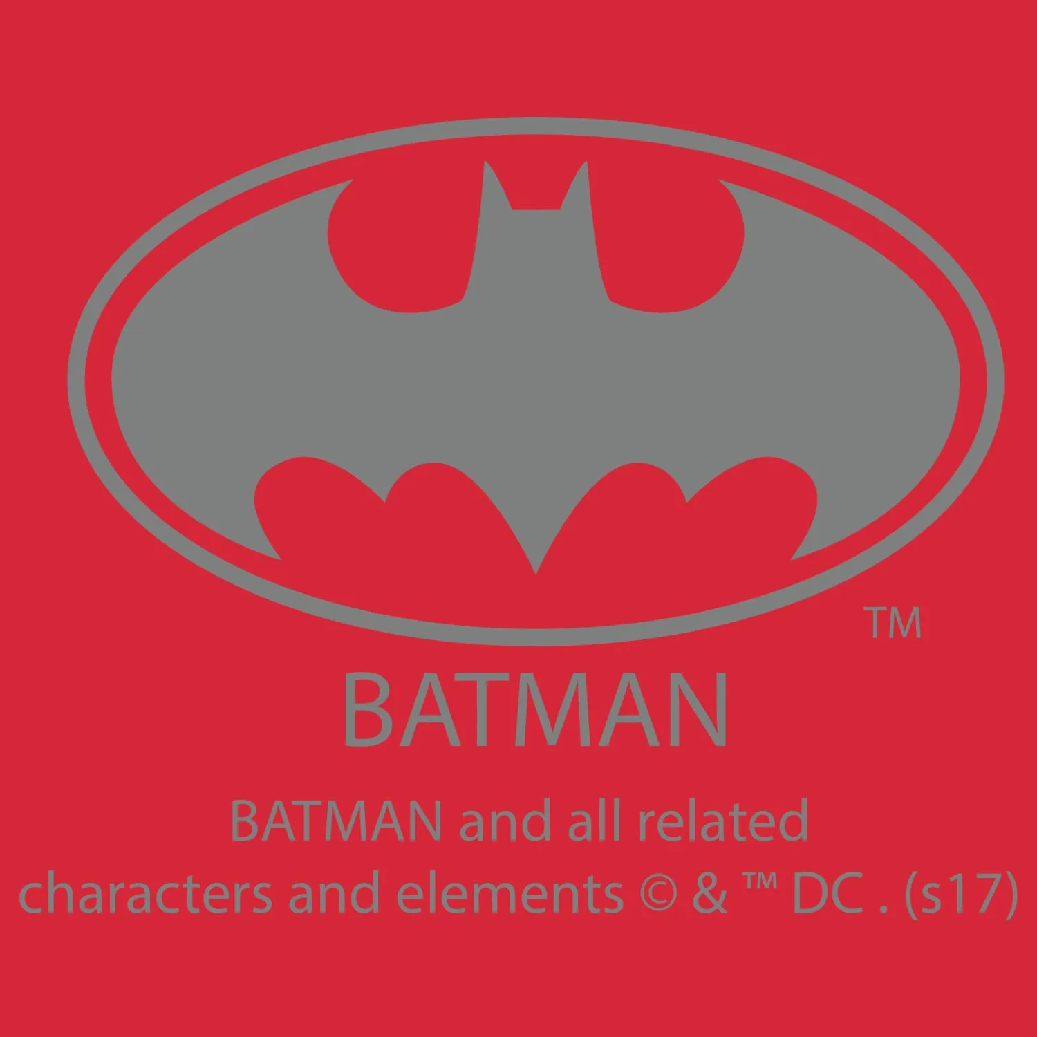 DC Comics Robin Logo Breast Official Men's T-shirt (Red)