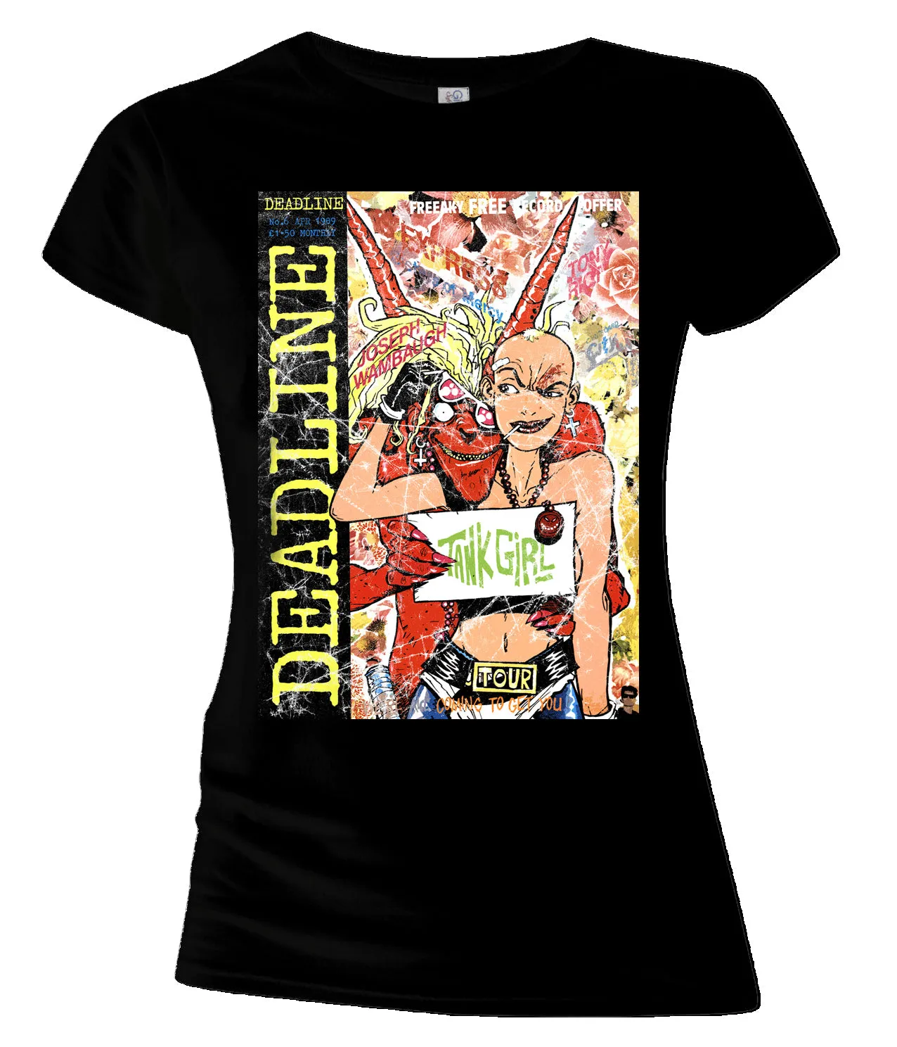 Deadline 6 Tank Booga Official Women's T-shirt (Black)