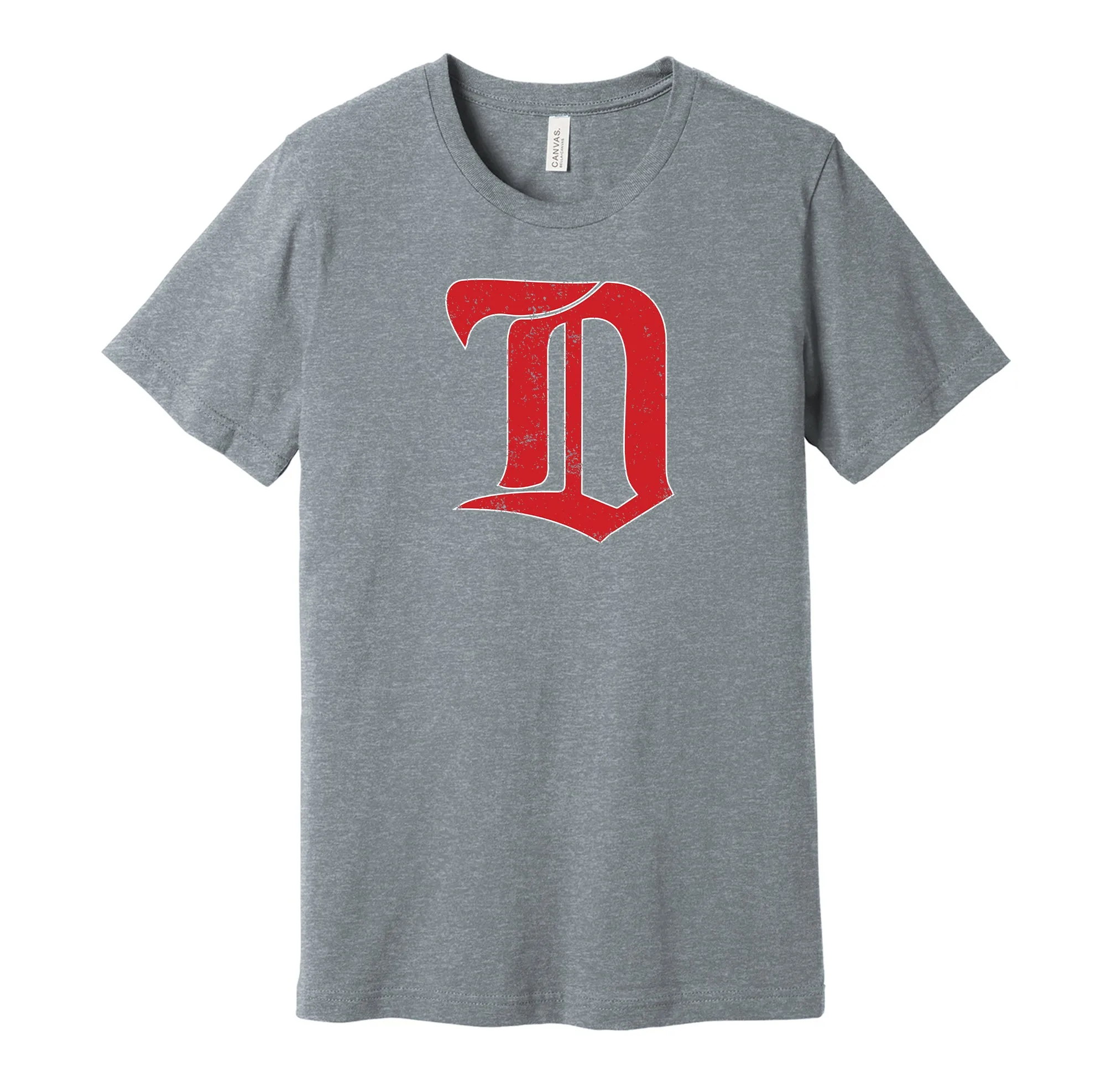 Detroit Cougars 1920s Distressed Logo - Defunct Hockey Team Shirt - Celebrate Michigan Sports Heritage and History - Hyper Than Hype Shirts