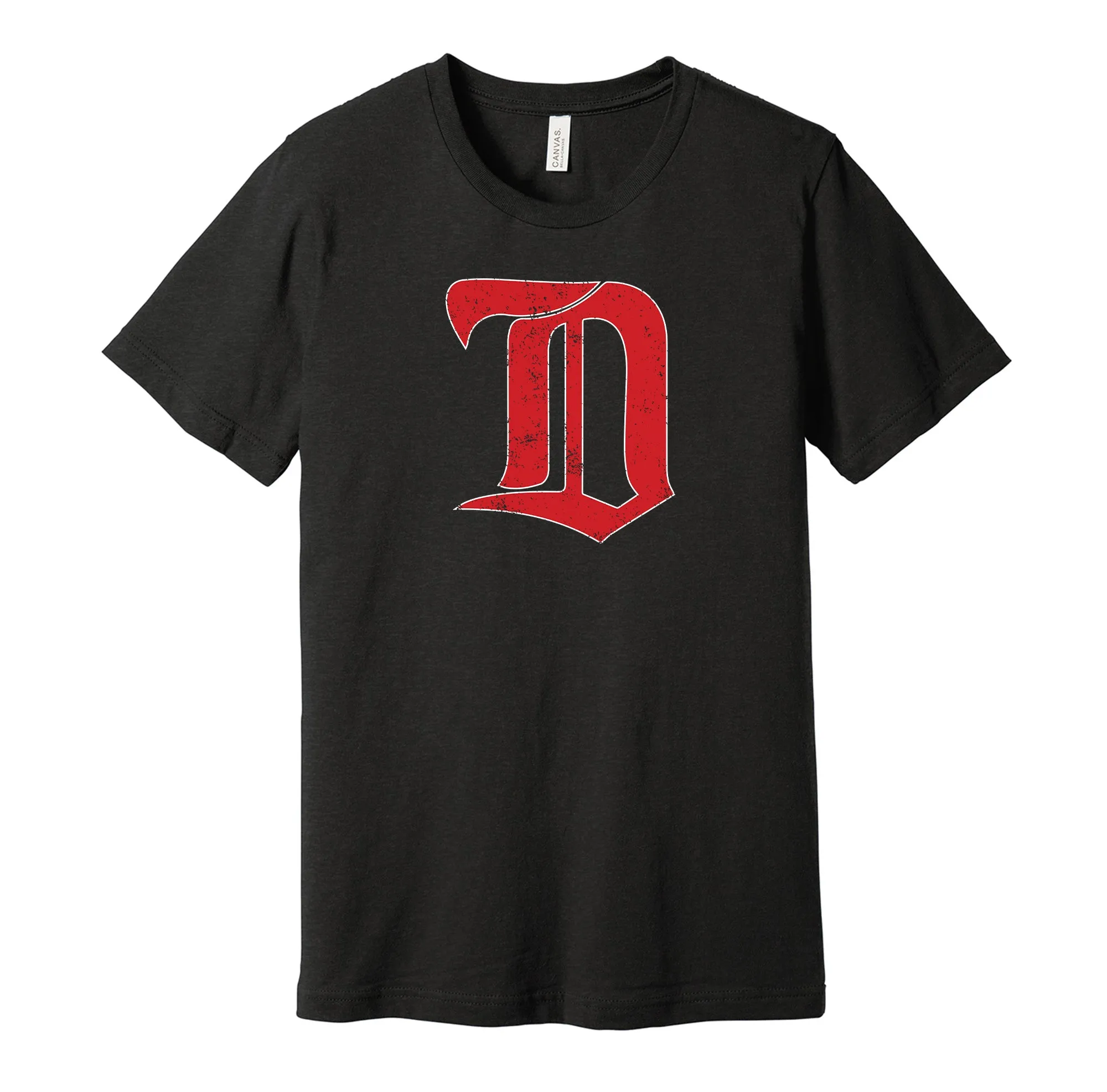 Detroit Cougars 1920s Distressed Logo - Defunct Hockey Team Shirt - Celebrate Michigan Sports Heritage and History - Hyper Than Hype Shirts