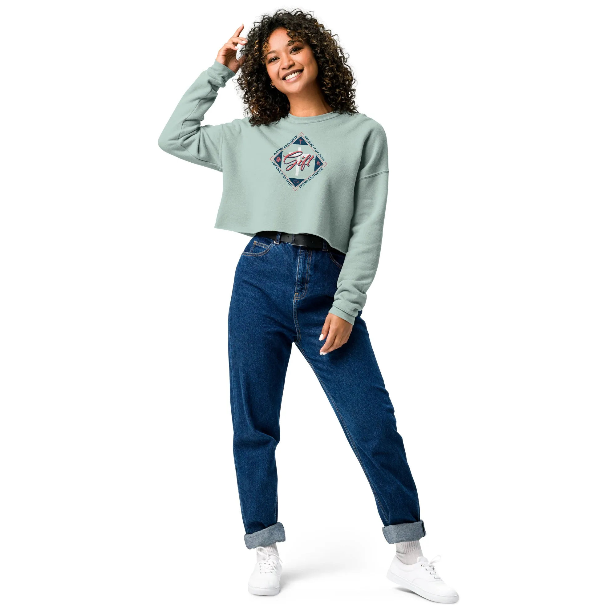 Divine Exchange - Women's Crop Sweatshirt