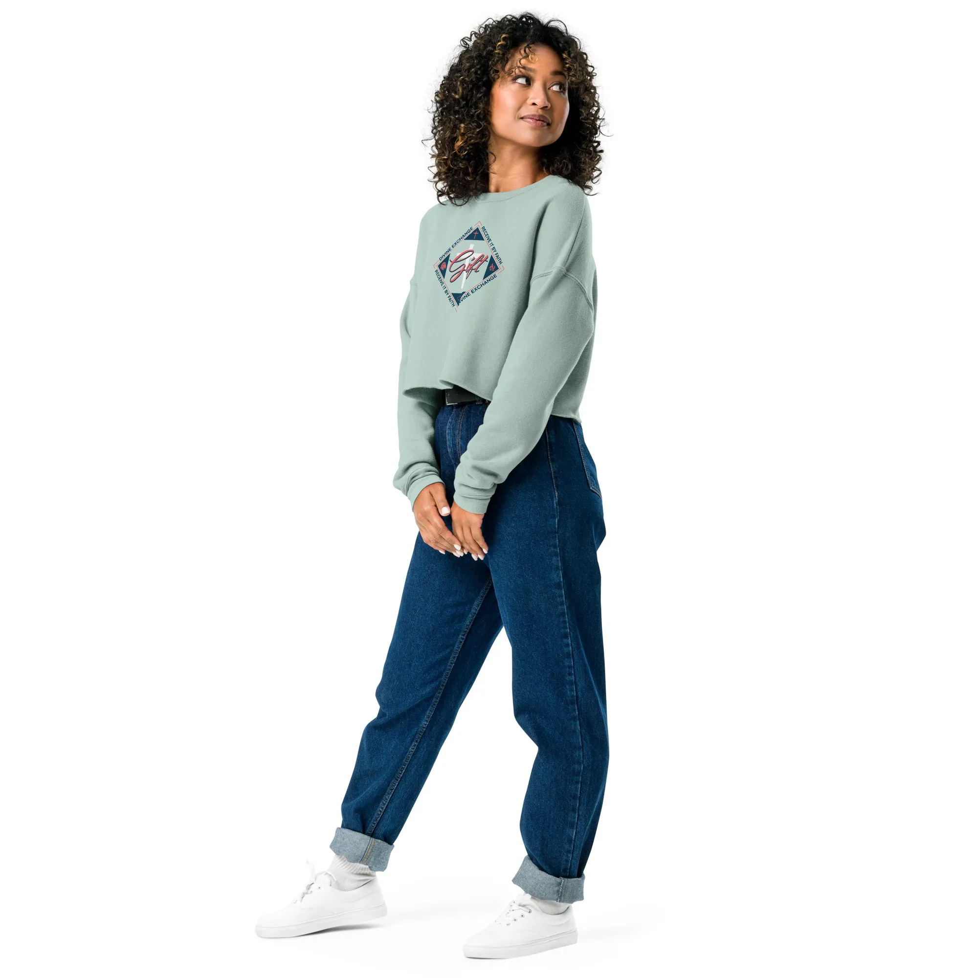 Divine Exchange - Women's Crop Sweatshirt