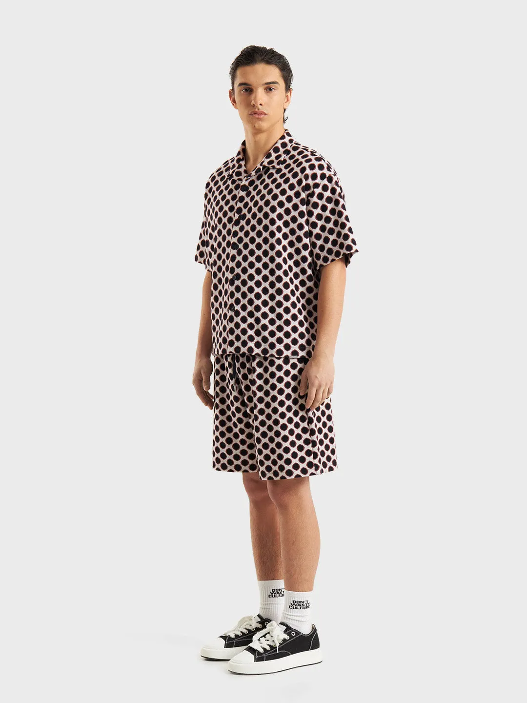 Don't Waste Culture Zafir Shirt | Cream/Black