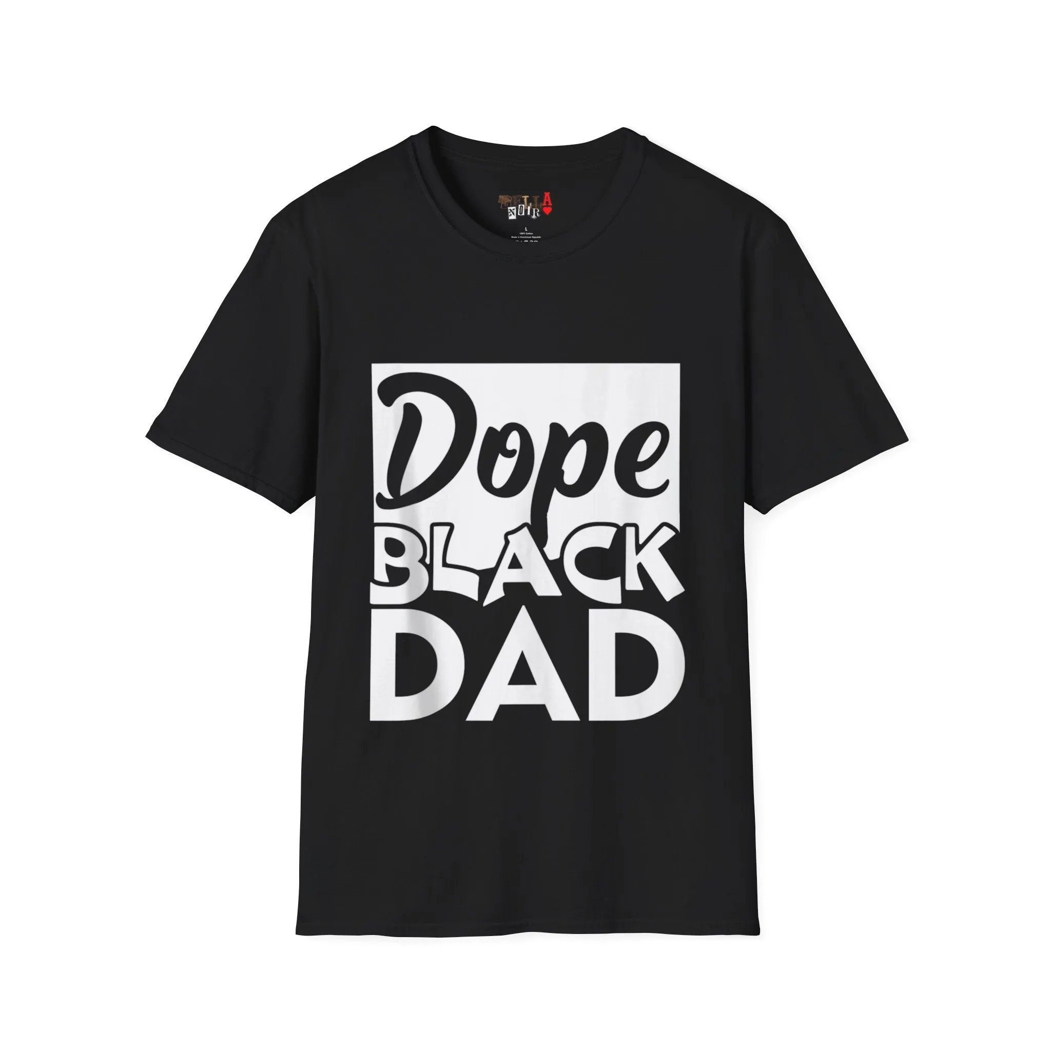 Dope Black Dad Unisex Softstyle T-Shirt