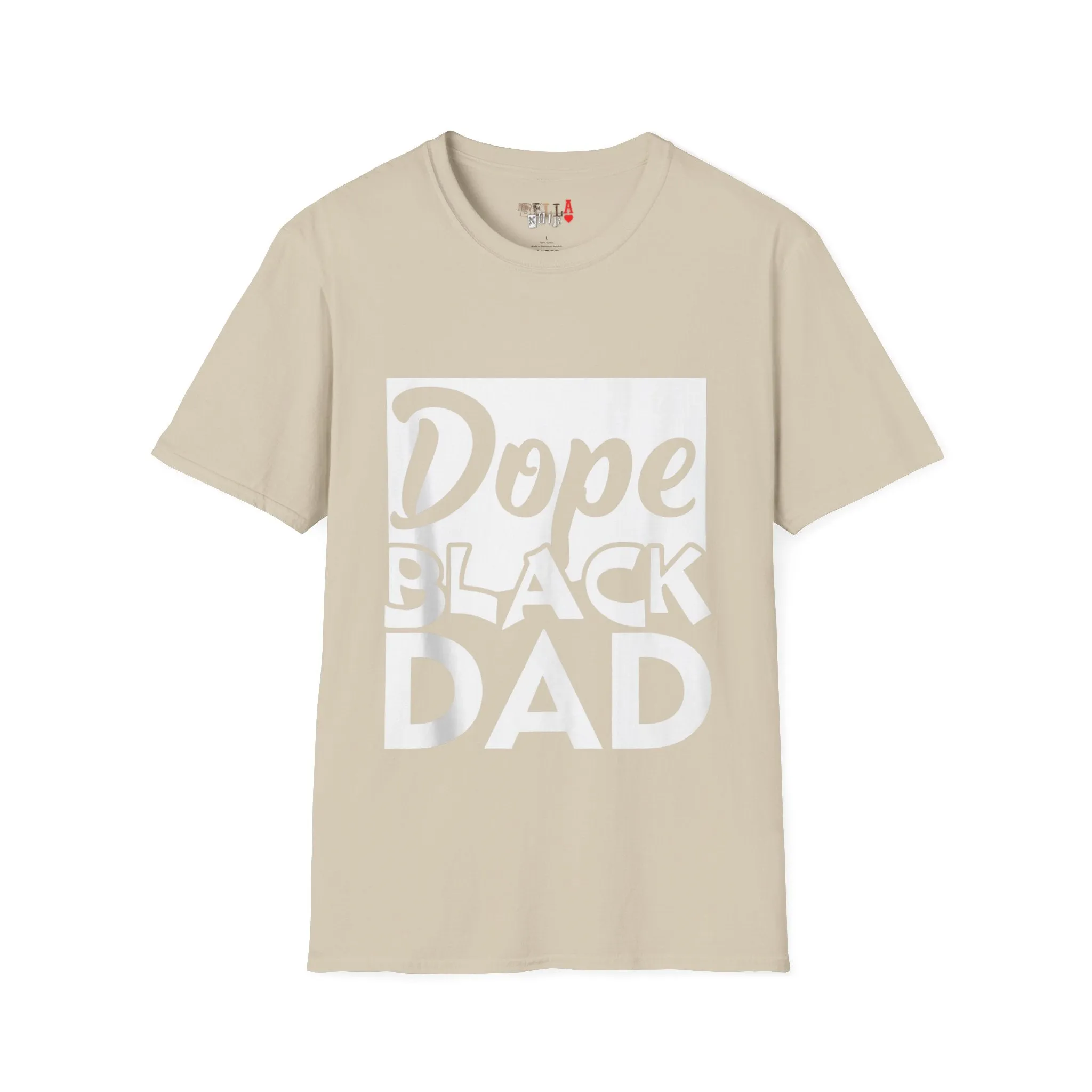 Dope Black Dad Unisex Softstyle T-Shirt