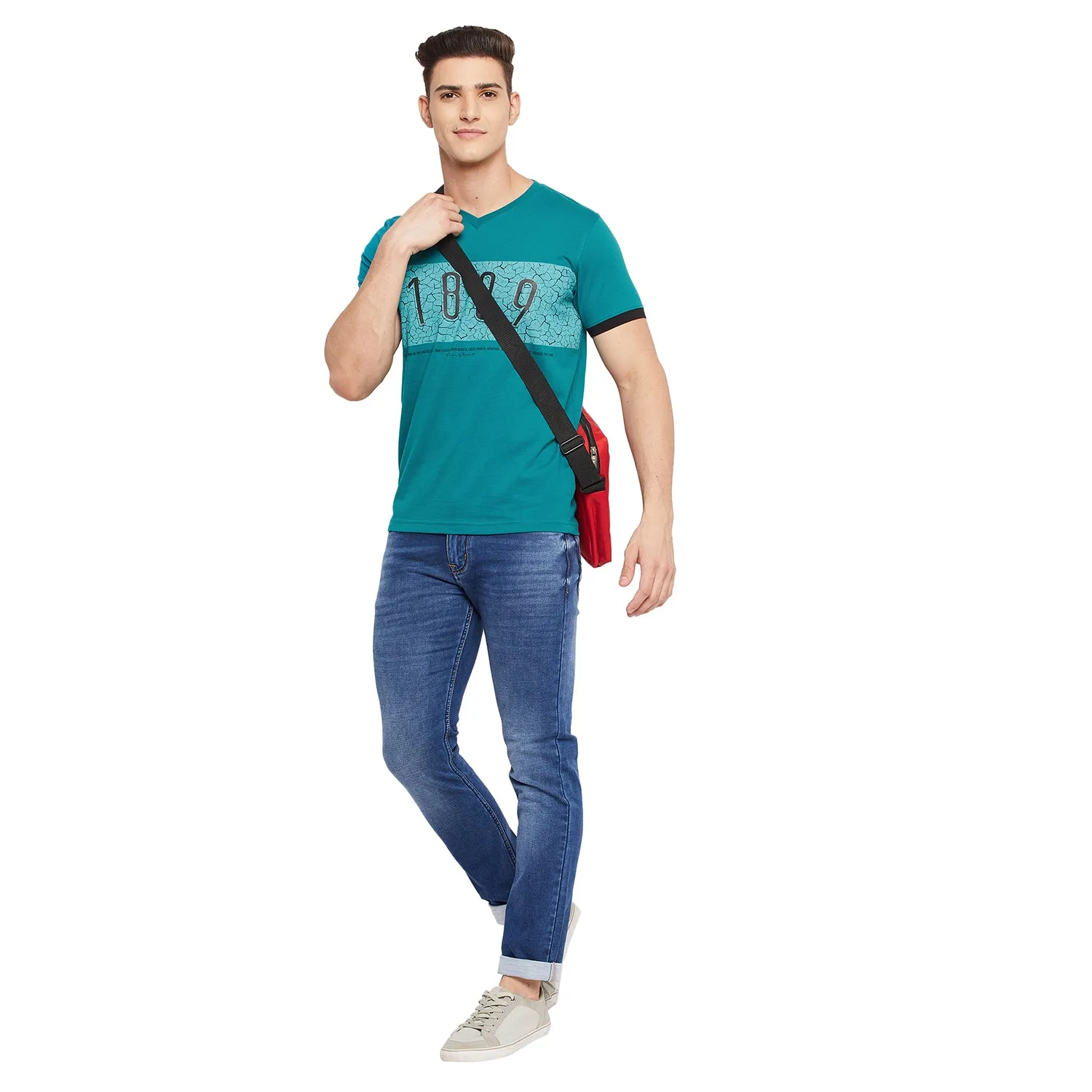 Duke Stardust Men Half Sleeve Cotton T-shirt (LF4571)