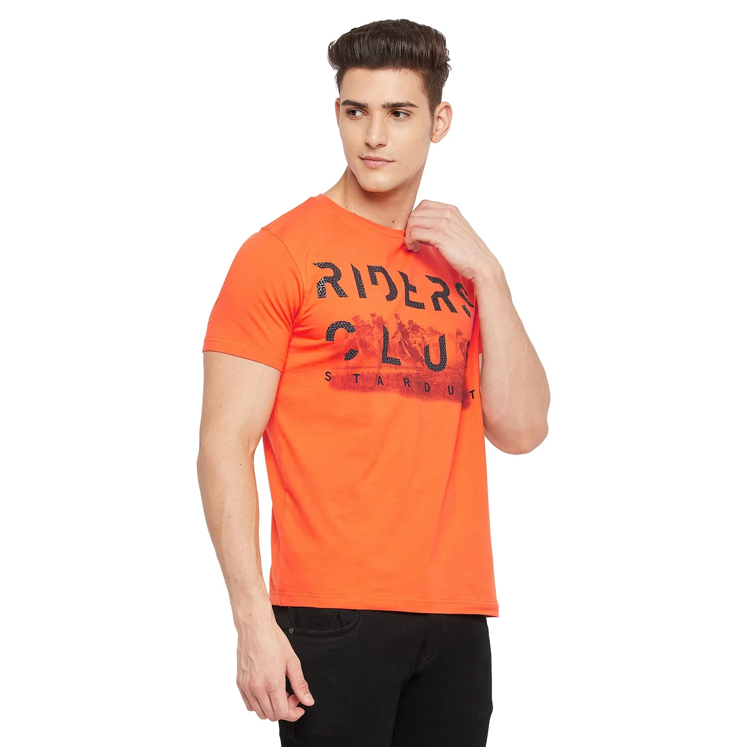 Duke Stardust Men Half Sleeve Cotton T-shirt (LF4597)