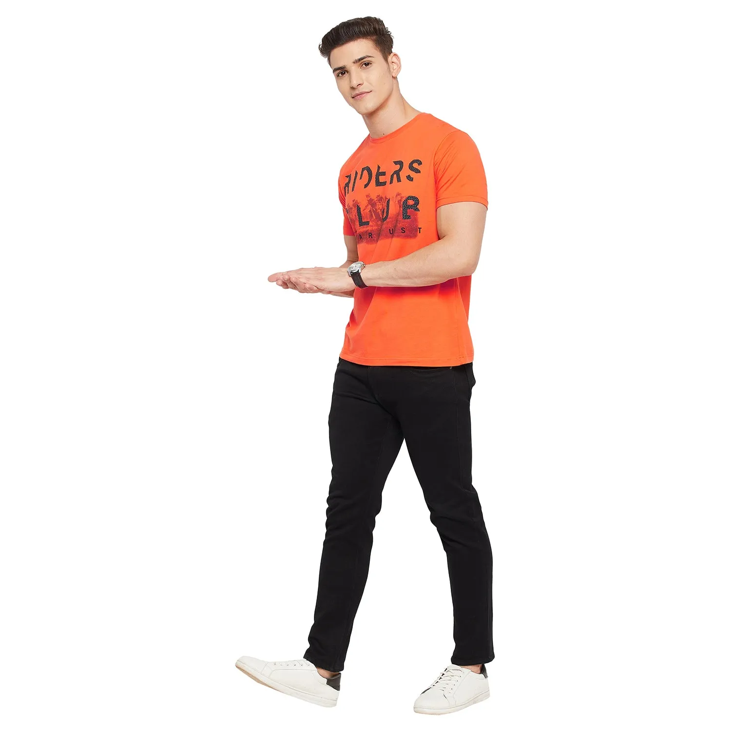 Duke Stardust Men Half Sleeve Cotton T-shirt (LF4597)