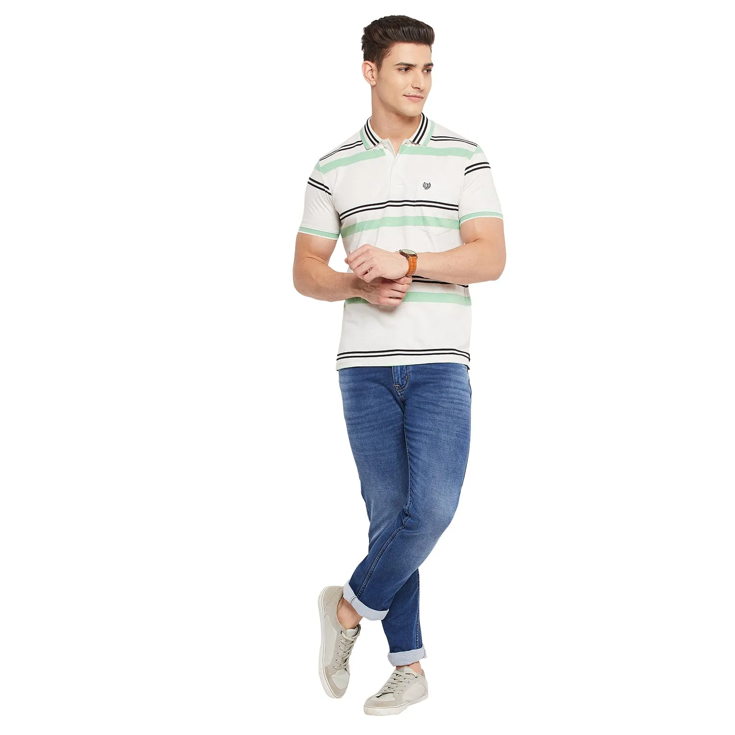 Duke Stardust Men Half Sleeve Cotton T-shirt (LF4625)