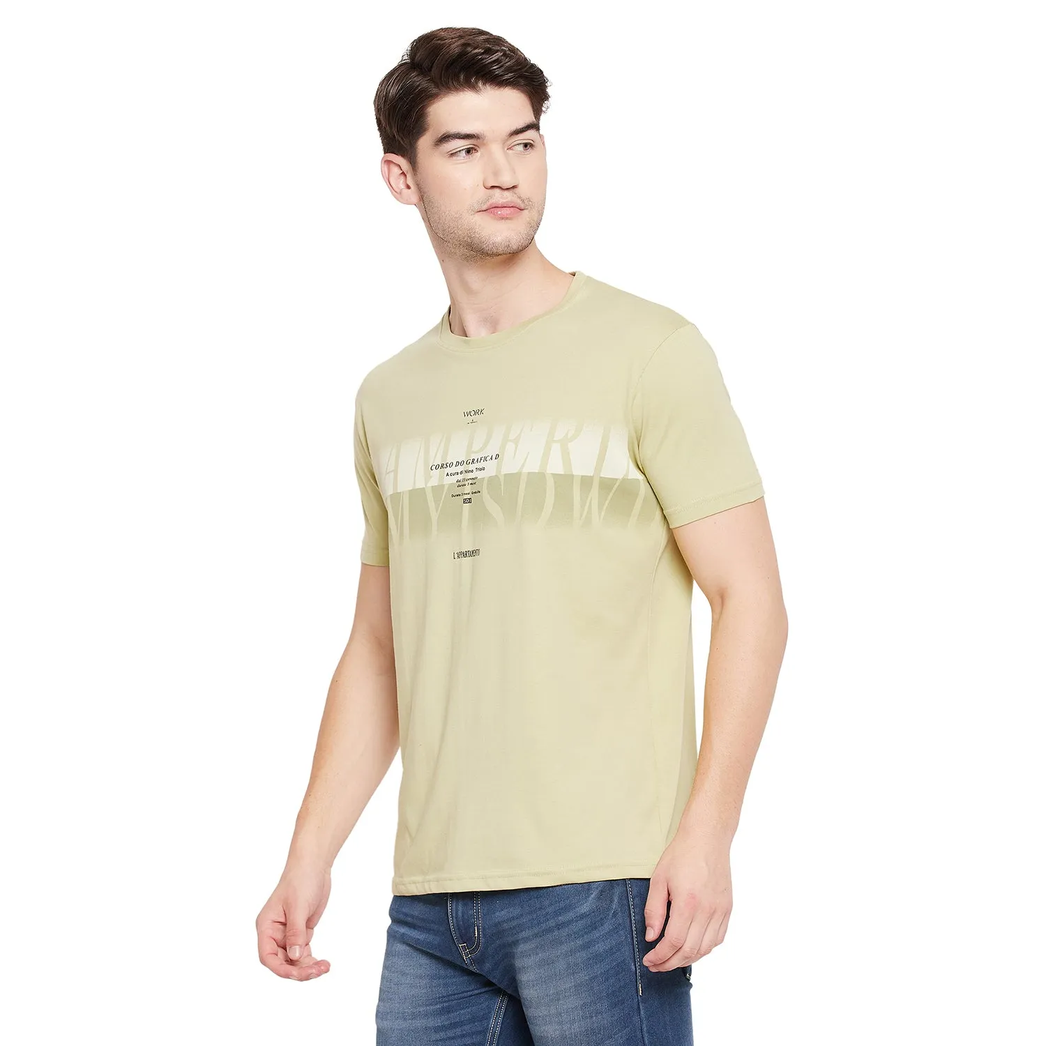 Duke Stardust Men Half Sleeve Cotton T-shirt (LF5032)