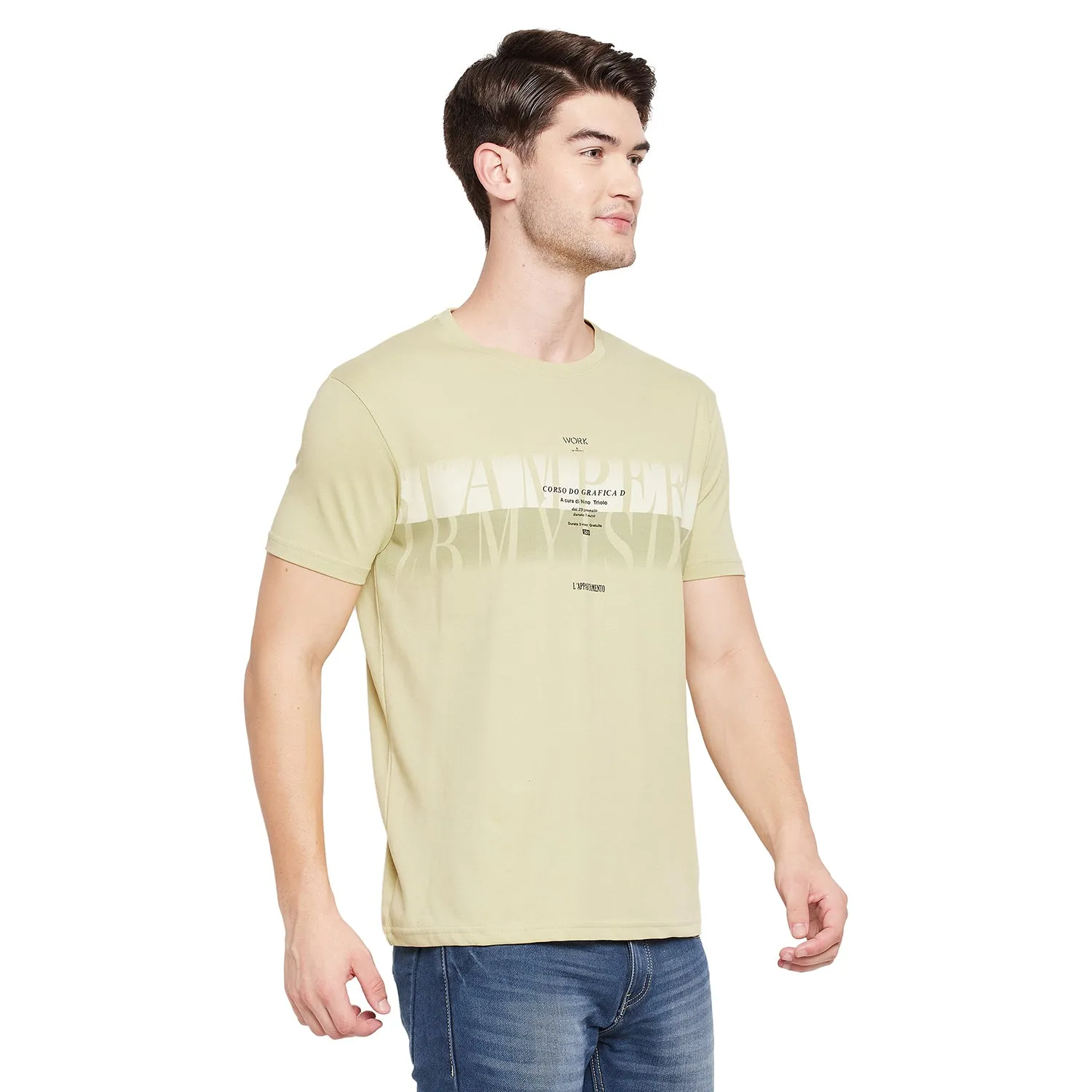 Duke Stardust Men Half Sleeve Cotton T-shirt (LF5032)