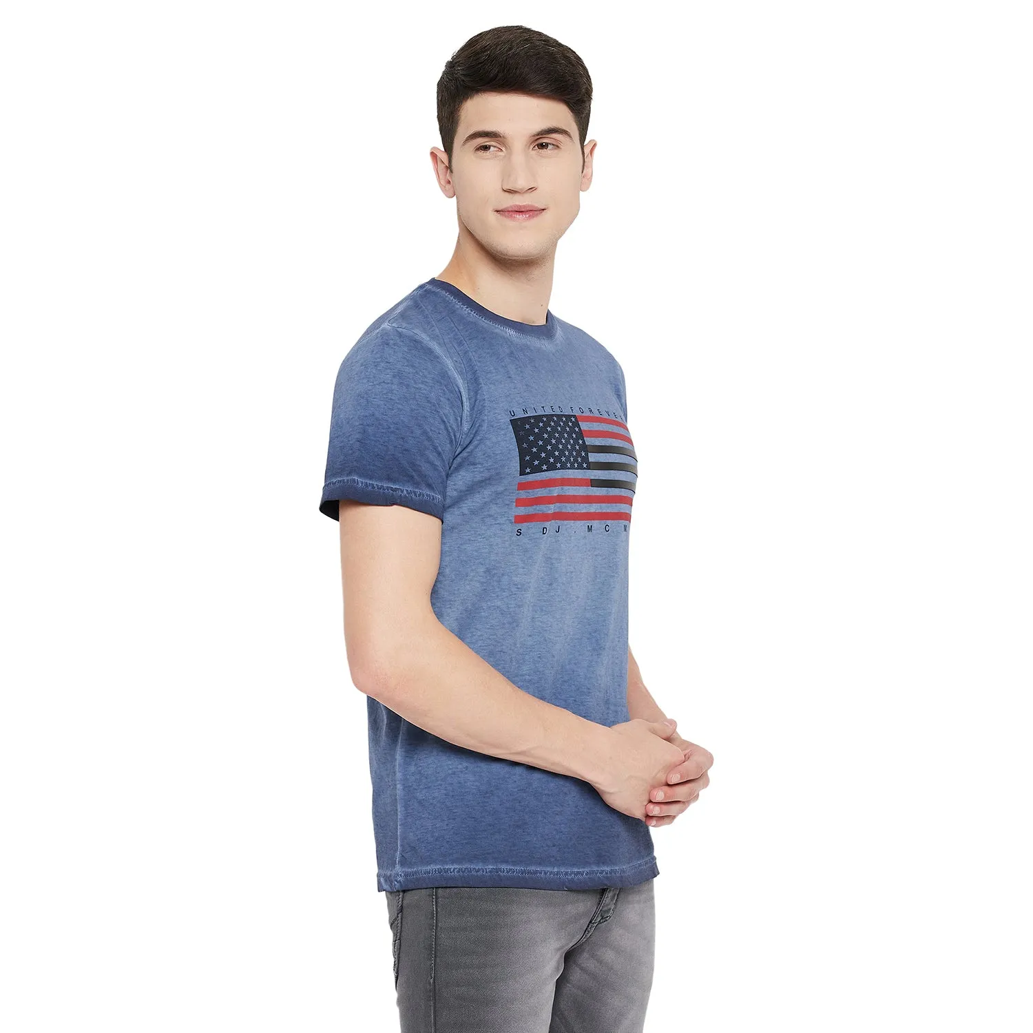 Duke Stardust Men Half Sleeve Cotton T-shirt (LF5196)