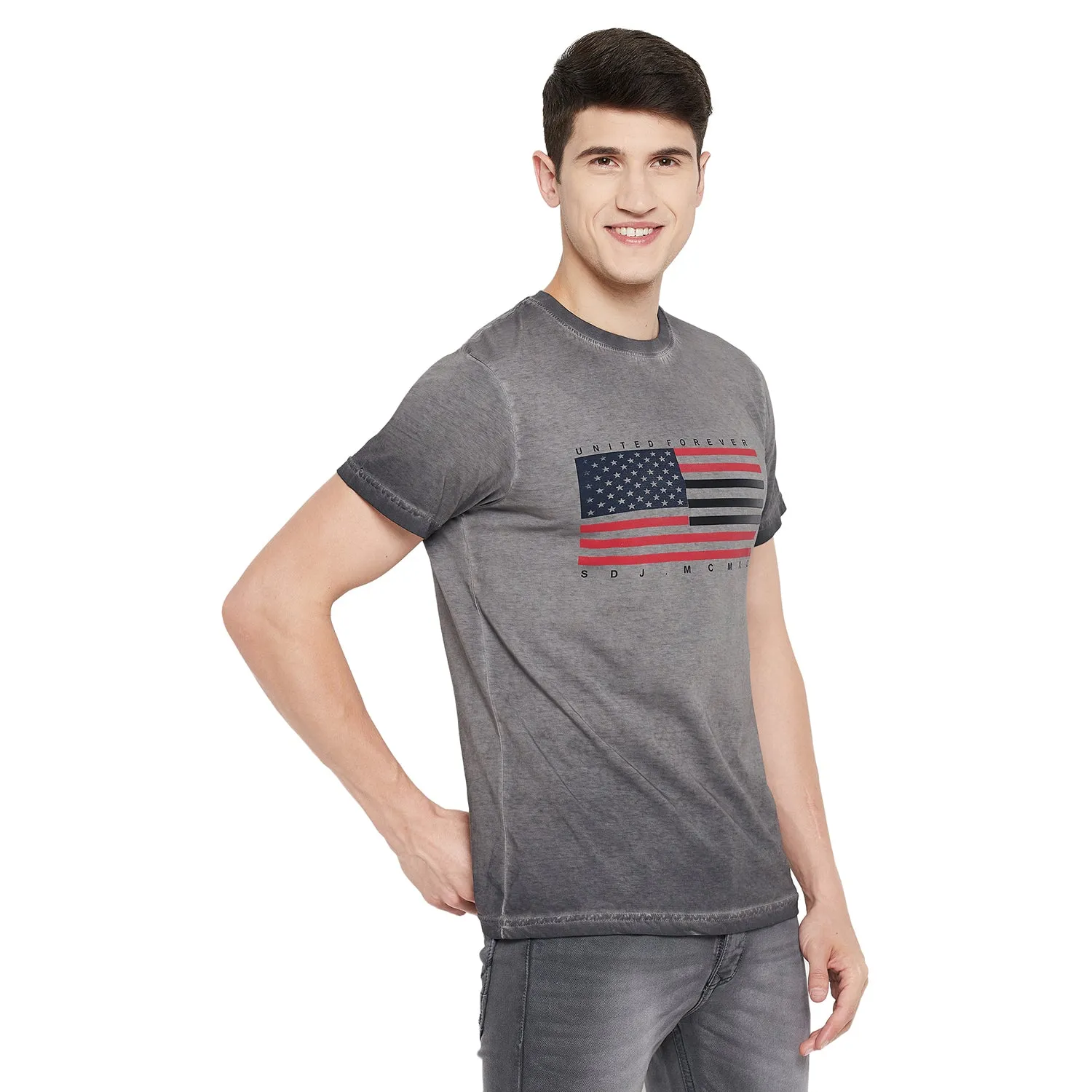 Duke Stardust Men Half Sleeve Cotton T-shirt (LF5196)