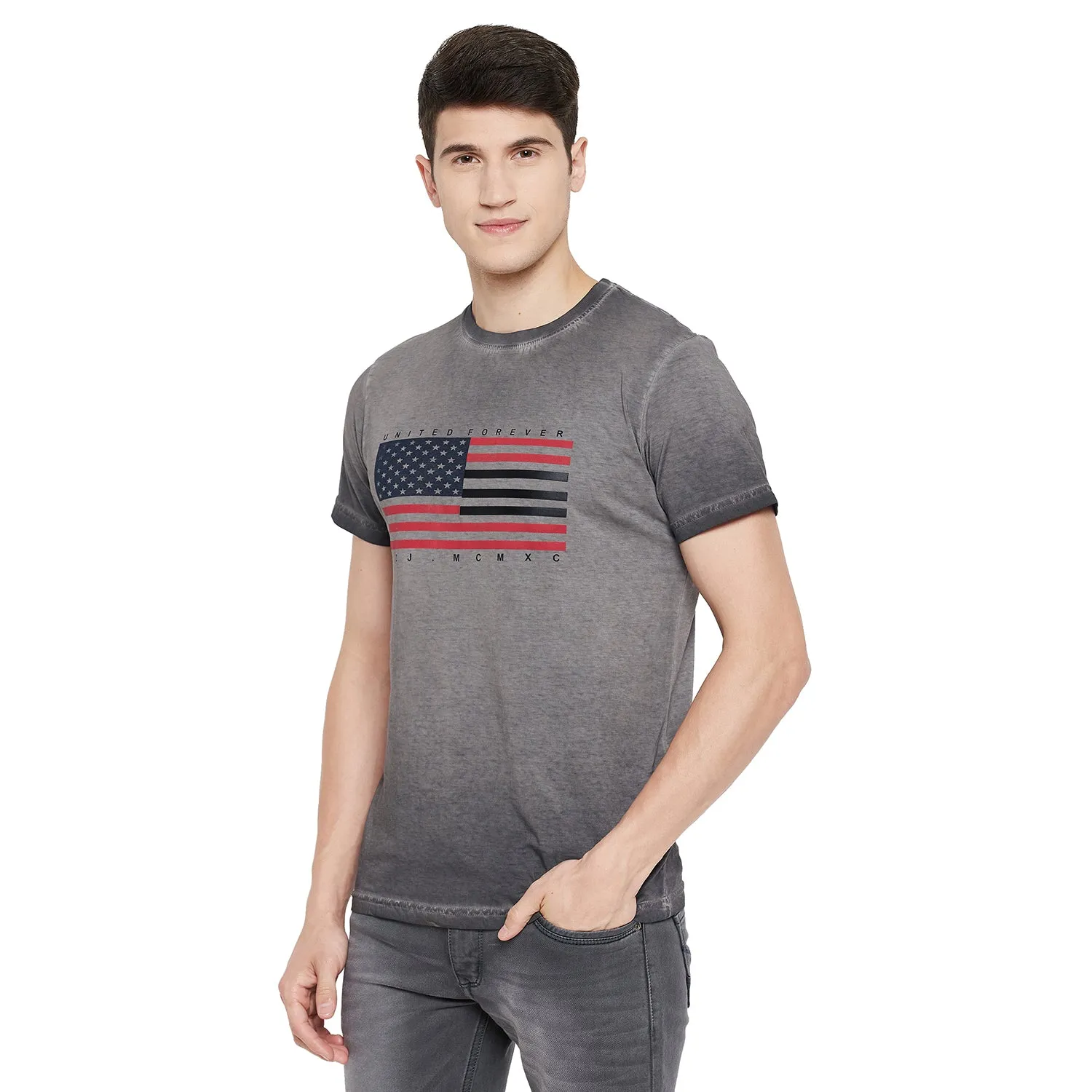 Duke Stardust Men Half Sleeve Cotton T-shirt (LF5196)