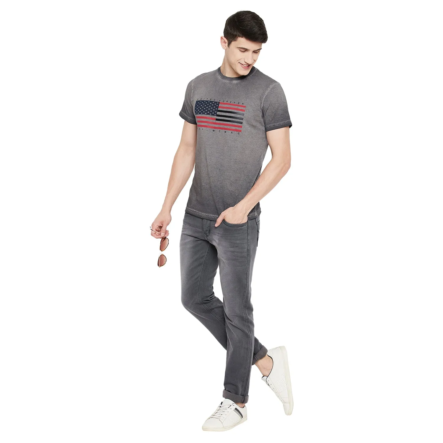 Duke Stardust Men Half Sleeve Cotton T-shirt (LF5196)
