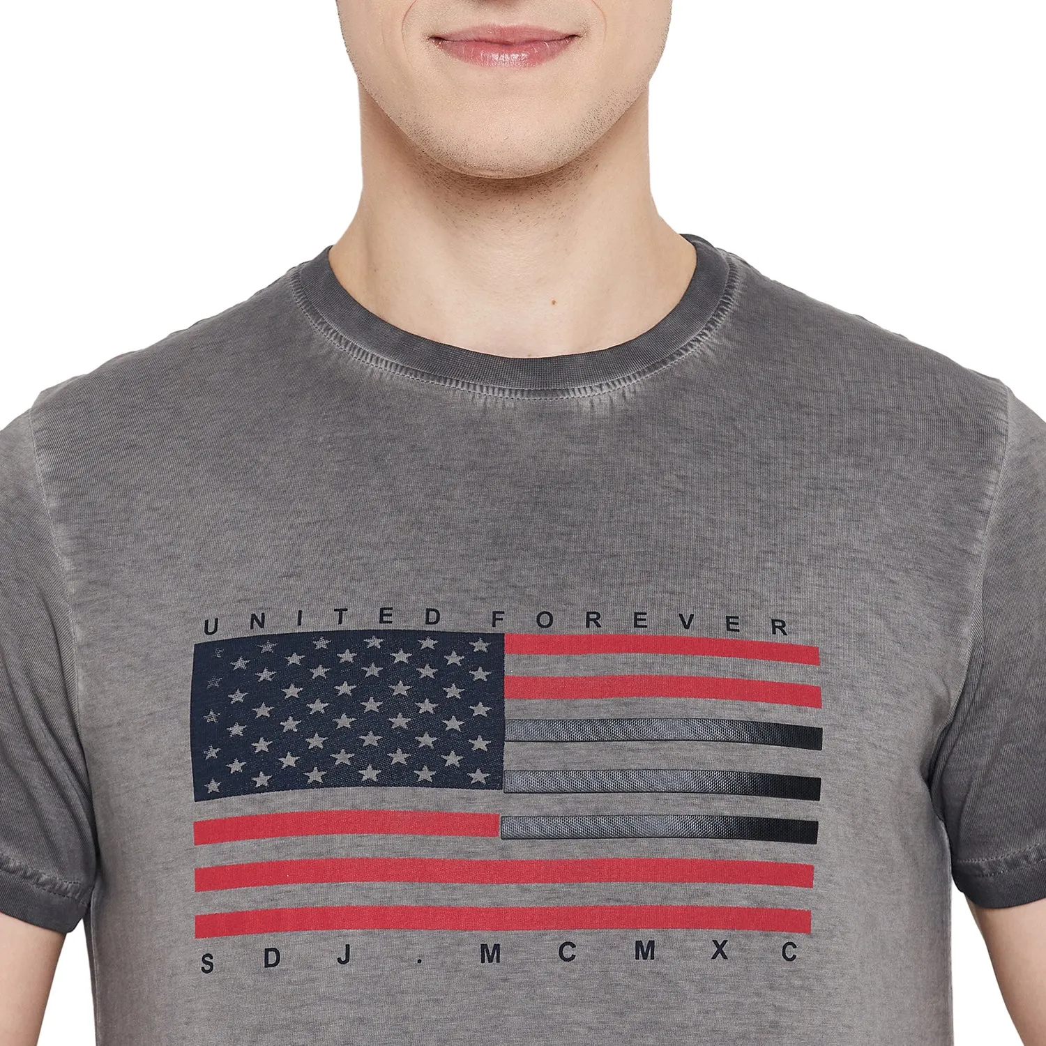Duke Stardust Men Half Sleeve Cotton T-shirt (LF5196)