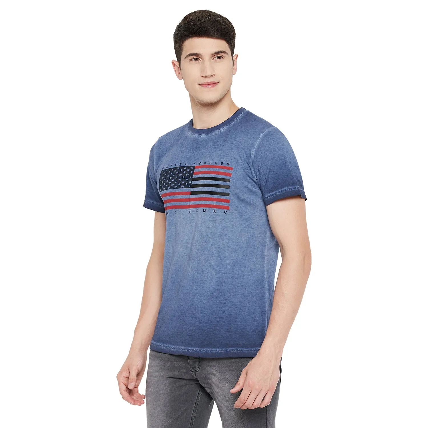 Duke Stardust Men Half Sleeve Cotton T-shirt (LF5196)
