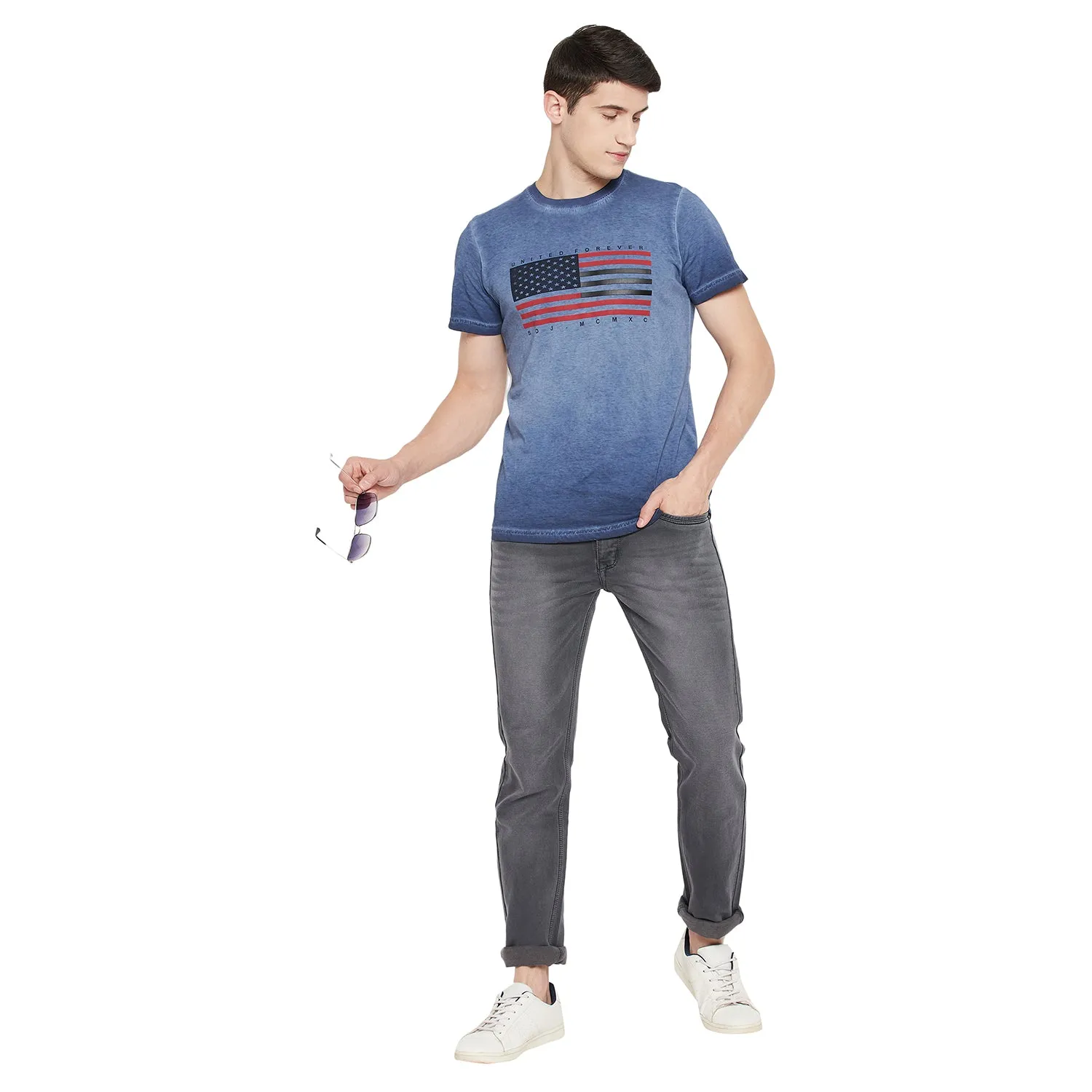 Duke Stardust Men Half Sleeve Cotton T-shirt (LF5196)