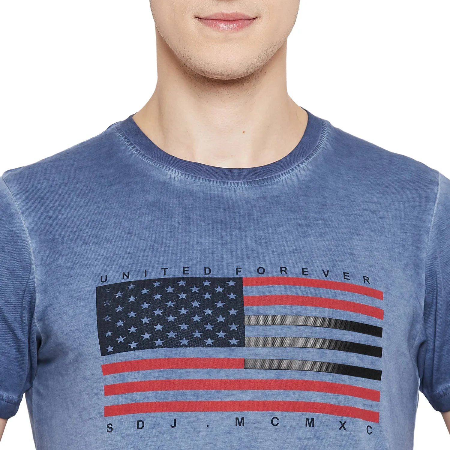 Duke Stardust Men Half Sleeve Cotton T-shirt (LF5196)